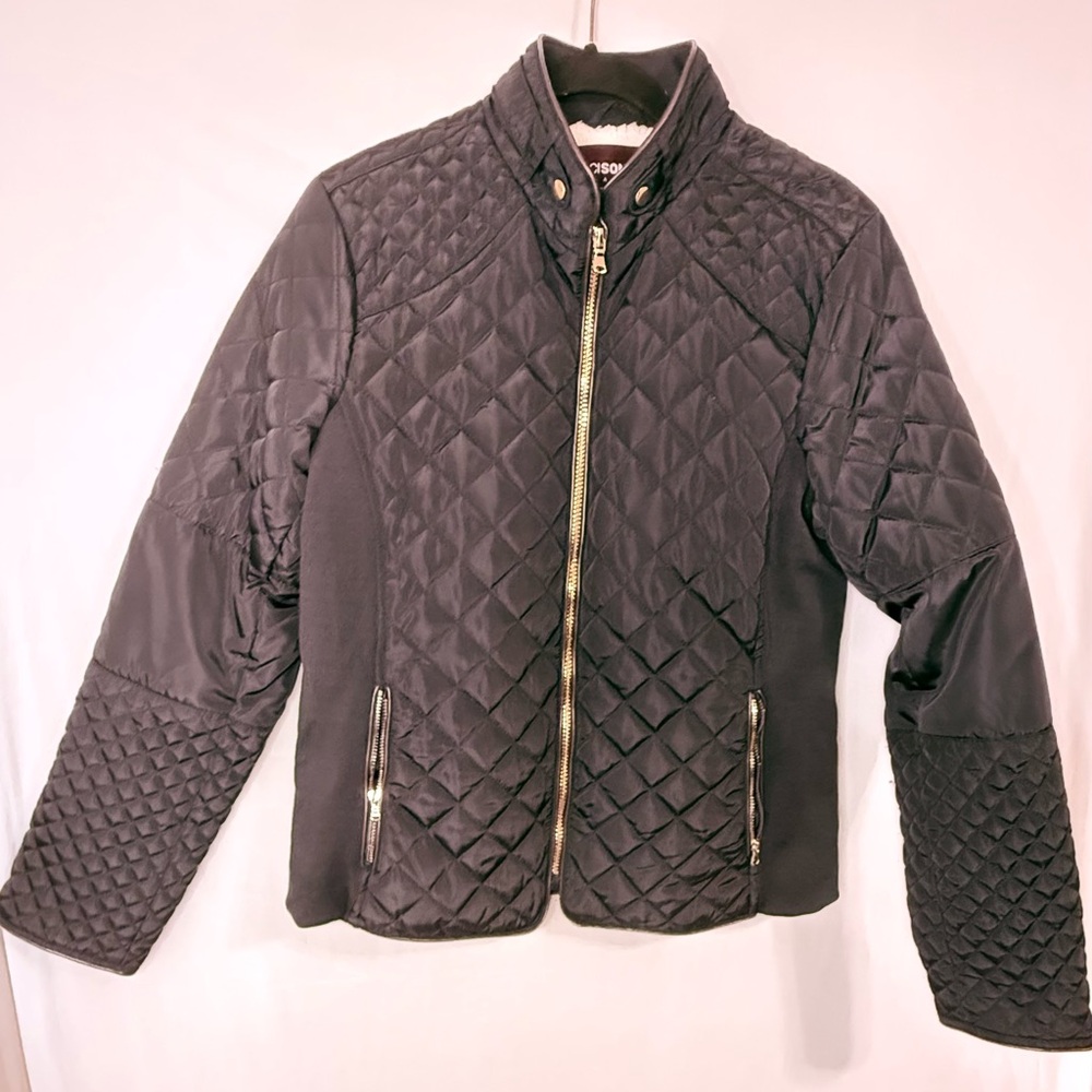 Ci Sono navy Quilted Women's Puffer Jacket